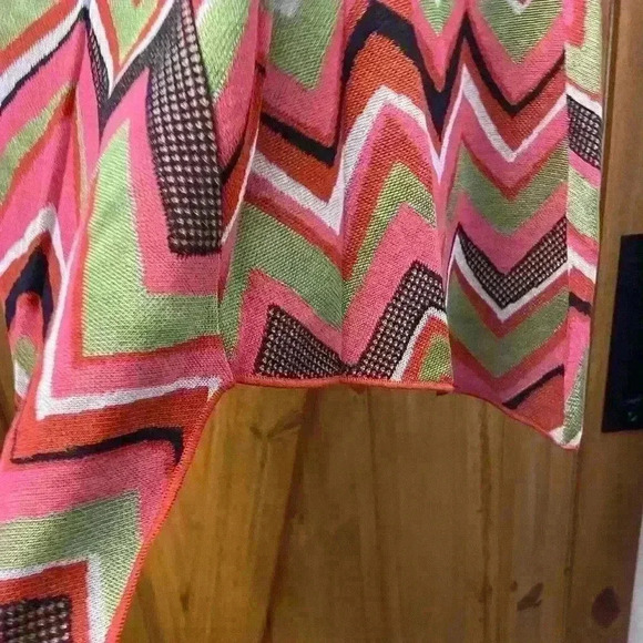 M Missoni Ladies Knit Sleeveless Dress W/Band Collar- Asymmetrical Hem Size 40 - Picture 2 of 11